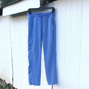 WILLOW BROOK BLUE SCRUB PANTS SMALL SIZE
